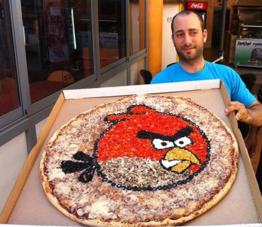 Angry pizza
