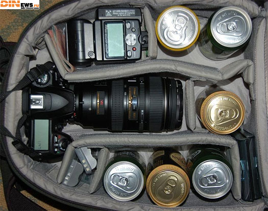 Очень удобный пивной фоторюкзак!