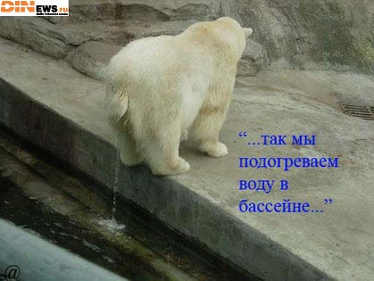 ...так мы подогреваем воду в бассейне...